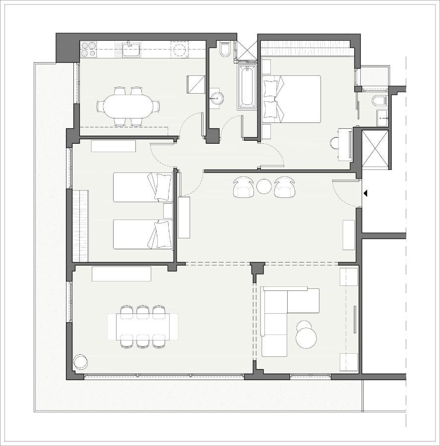 Happy Place! Big, Bright & Central - Ideal For Families And Groups Of Friends Patras Eksteriør billede